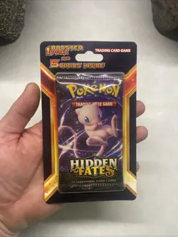 Pokemon Sun & Moon Hidden Fates Mew Blister Pack 1 Booster + Five Cards B - Image 2