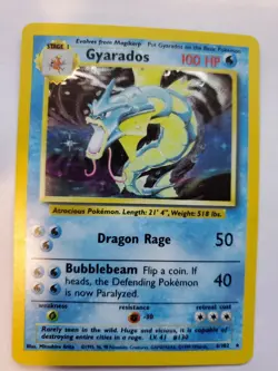 Gyarados Base Set Holo Pokemon Card Jungle Fossil WOTC - Image 1