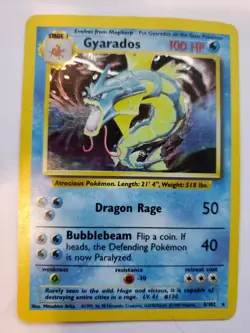 Gyarados Base Set Pokemon Card Base Jungle Fossil WOTC - Image 1