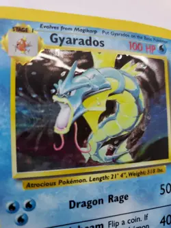 Gyarados Base Set Pokemon Card Base Jungle Fossil WOTC - Image 2
