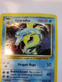 Gyarados Base Set Pokemon Card Base Jungle Fossil WOTC - Image 4