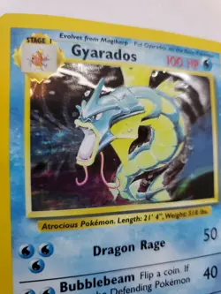 Gyarados Base Set Holo Pokemon Card Jungle Fossil WOTC - Image 2