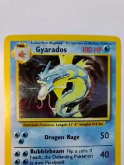 Gyarados Base Set Holo Pokemon Card WOTC - Image 3