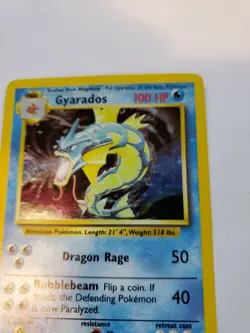 Gyarados Base Set Holo Pokemon Card WOTC - Image 4