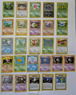 25 Neo Discovery Pokemon Cards - Non-Holo Commons & Uncommons - NM/VG - Image 1