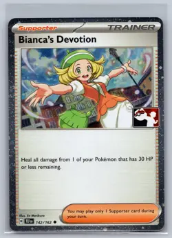Bianca's Devotion 142/162 Holo Uncommon Prize Pack Series Cards Pokemon NM - Image 1