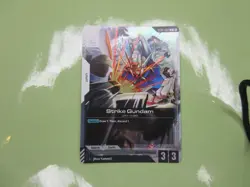 Strike Gundam ST04-002 Playset 4x Cards Gundam Launch Promo Foil - Image 2