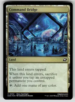 Command Bridge Foil Common Edge of Eternities 252 MTG Near Mint 2025 - Image 1