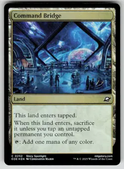 Command Bridge Foil Common Edge of Eternities 252 MTG Near Mint 2025 - Image 1