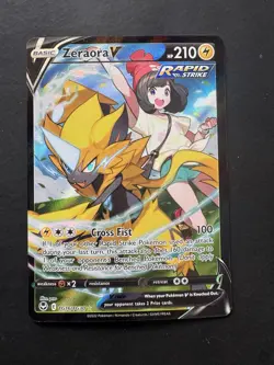 Pokemon Card - Zeraora V TG16/TG30 - Silver Tempest - 2022 - Image 1
