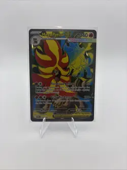 Pokemon Mega Pyroar ex 99/86 Full Art Double Ultra Rare Chaos Rising ME04 - Image 1