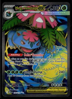 Mega Venusaur ex 155/132 Mega Evolution Ultra Rare Pokemon - Image 1