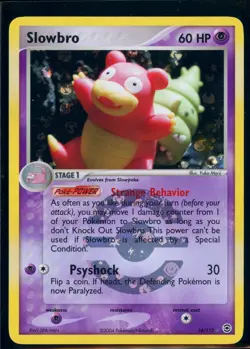 Pokemon EX FIRERED&LEAFGREEN - #14/112 Slowbro - Reverse Holo - ENG - Near Mint- - Image 1
