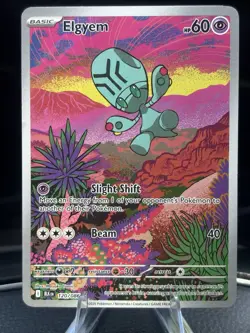 Elgyem 120/086 SV: Black Bolt Pokemon Card NM - Image 1