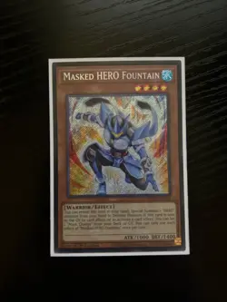 Masked HERO Fountain BLGG-EN029 Battles of Legend: Glorious Gallery 1st Ed LP - Image 1