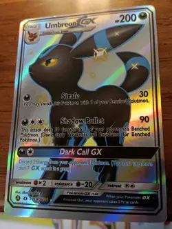 Pokemon Umbreon GX TCG Full Art Ultra Rare Holo Card SV69/SV94 - Image 2