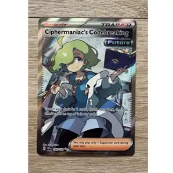 Pokemon Ciphermaniac's Codebreaking 198/162 - SV05: TEF Ultra Rare Holo Card NM - Image 1