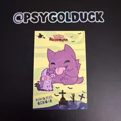 Pokemon Baby Gengar and Mimikyu Peru Trading Card C2 - Image 1