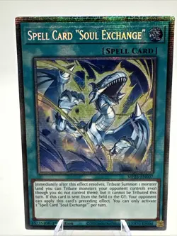 2025 Mega-Pack Spell Card "Soul Exchange" 1stED NM Starlight Rare MP25-EN007 - Image 1