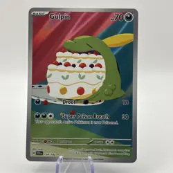Pokemon TCG Card Gulpin 154/142 Stellar Crown Illustration Rare - NM - Image 1
