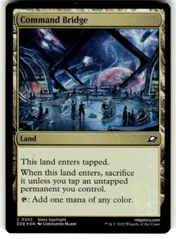 Command Bridge (# 252) MTG Edge of Eternities - FOIL - NM - Image 1
