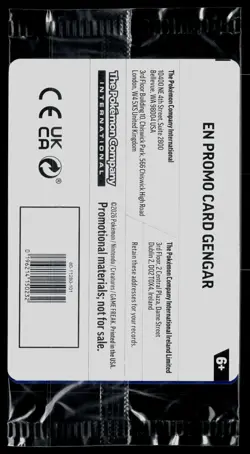 Pokemon TCG - Gengar 050/088 EB Games Exclusive Stamped Sealed Promo - Image 2