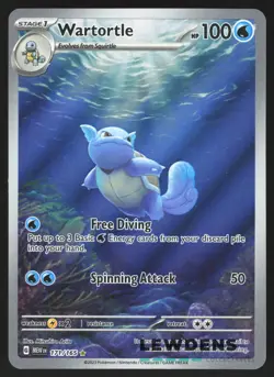Wartortle - 171/165 - Illustration Rare - Scarlet & Violet 151 - Pokemon Card - Image 1