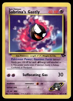 Sabrina’s Gastly - #97 Pokemon Gym Challenge - LP - Image 1