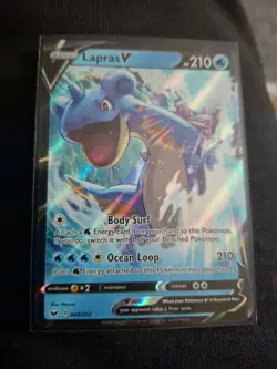 Lapras V SWSH01: Sword & Shield Base Set - Pokemon NM 049/202 - Image 1