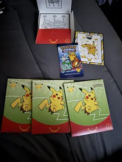 New Pokemon 25th Anniversary Celebrations McDonald’s Lot Of 4 Booster Packs - Image 1