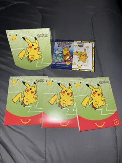 New Pokemon 25th Anniversary Celebrations McDonald’s Lot Of 4 Booster Packs - Image 2
