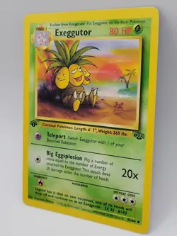 Exeggutor 35/64 1st Edition Jungle WOTC 1999 Pokemon Card LP - Image 4