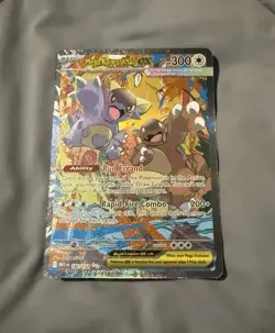 Mega Kangaskhan EX 182/132 SIR Secret Rare Pokemon TCG Card English - In Hand - Image 1