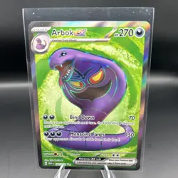 Arbok ex 185/165 Ultra Rare, Scarlet & Violet 151 Full Art Holo, Pokemon TCG - Image 1
