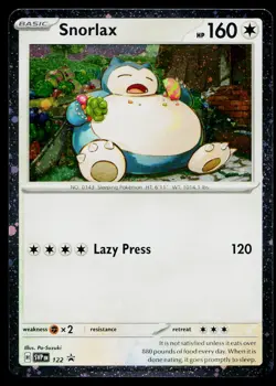 Snorlax 122 Promo Scarlet & Violet Pokemon Near Mint - Image 1