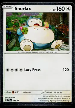 Snorlax 122 Promo Scarlet & Violet Pokemon Near Mint - Image 1