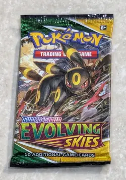 Pokemon Evolving Skies Booster Pack | Factory Sealed | Random Pack Art - Image 1