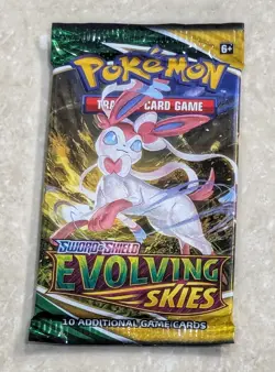 Pokemon Evolving Skies Booster Pack | Factory Sealed | Random Pack Art - Image 2