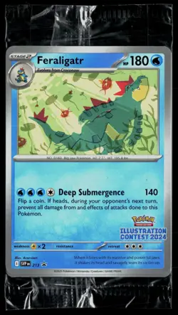 Feraligatr (Illustration Contest 2024) 213 Scarlet & Violet Promo Promo Pokemon - Image 1