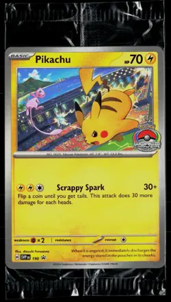 Pikachu 190 Scarlet & Violet Promo Promo Pokemon SEALED - Image 1