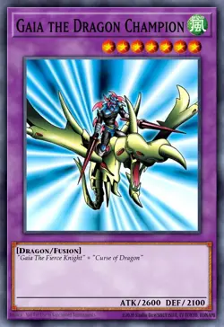 Gaia the Dragon Champion YGLD-ENA41 NM Yu-Gi-Oh! - Image 1