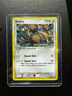 Dodrio 26/106 Pokemon TCG EX Emerald Reverse Holo Card Stamped HP - Image 1