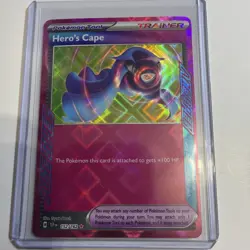Pokemon TCG Hero's Cape Ace Spec Trainer Card 152/162 Temporal Forces NM English - Image 1
