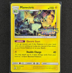 Manectric - SM130 - Celestial Storm - Black Star Promo - Pokemon Card - LP - Image 1