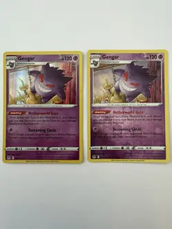 Pokemon TCG, Gengar 066/196 Lost Origin, Holo/ Reverse Holo NM (Lot of 2 Cards) - Image 1