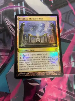 MTG - NYKTHOS SHRINE TO NYX - FOIL - LP - THEROS - RARE - Image 1