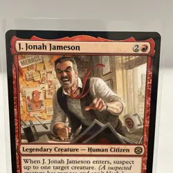 J. Jonah Jameson, MTG, Marvel's Spider-Man, Magic the Gathering, #81 RARE - Image 3