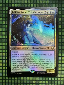 MTG Katara, Water Tribe’s Hope #0231 Foil R Avatar: The Last Airbender (TLA) - Image 3
