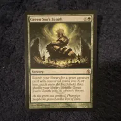 Magic The Gathering Green Sun's Zenith Mirrodin Besieged - Image 1