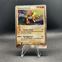 Pokemon Hitmonchan ex 98/109 EX Ruby & Sapphire Holo Rare 90HP - Image 1